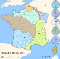 districts hydrographiques français