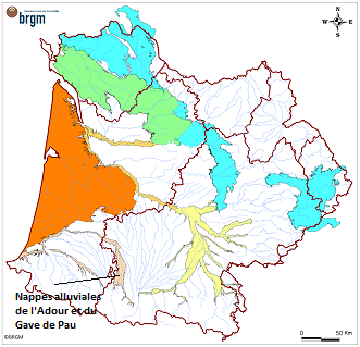 Système aquifère de l'Adour et Gave de Pau