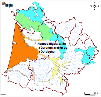 Système aquifère de la Garonne aval et Dordogne