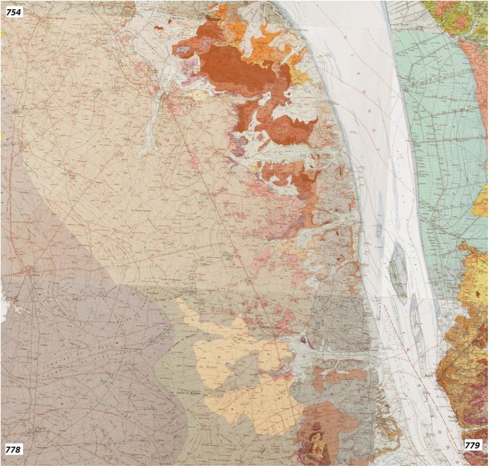 carte géologique Médoc